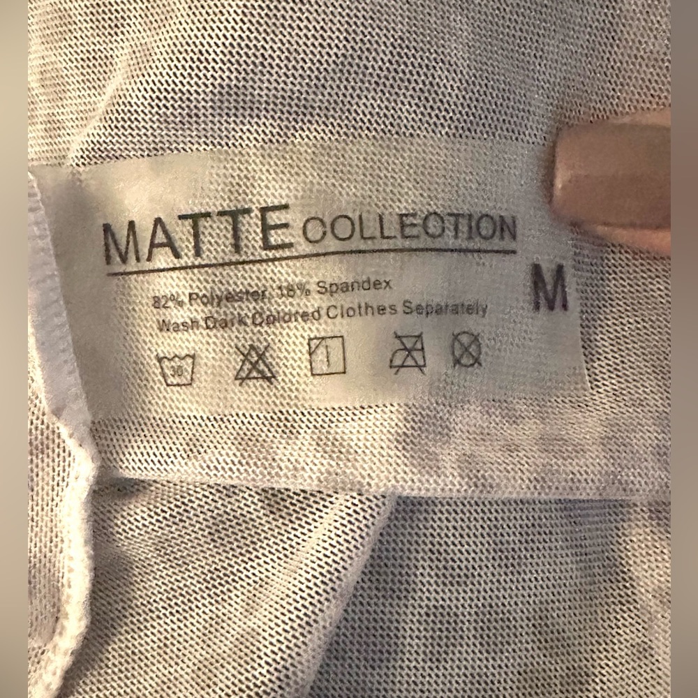 Matte Collection Mesh Cover Up Size: M - Picture 3 of 4